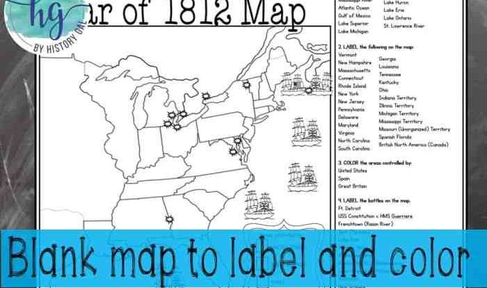 War of 1812 worksheet pdf