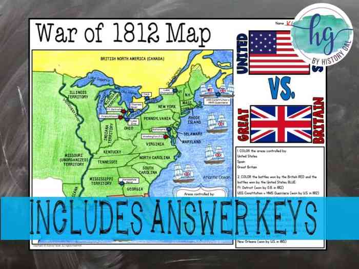 War of 1812 worksheet pdf